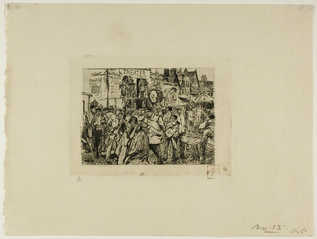 En Illustration af Robert Frederick Blum