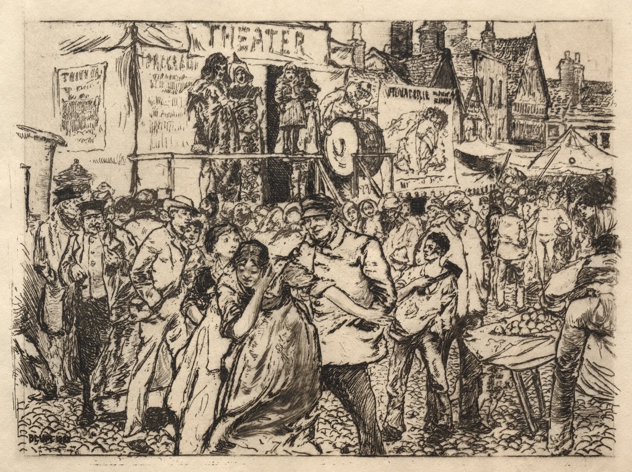 En illustration, 1883. af Robert Frederick Blum