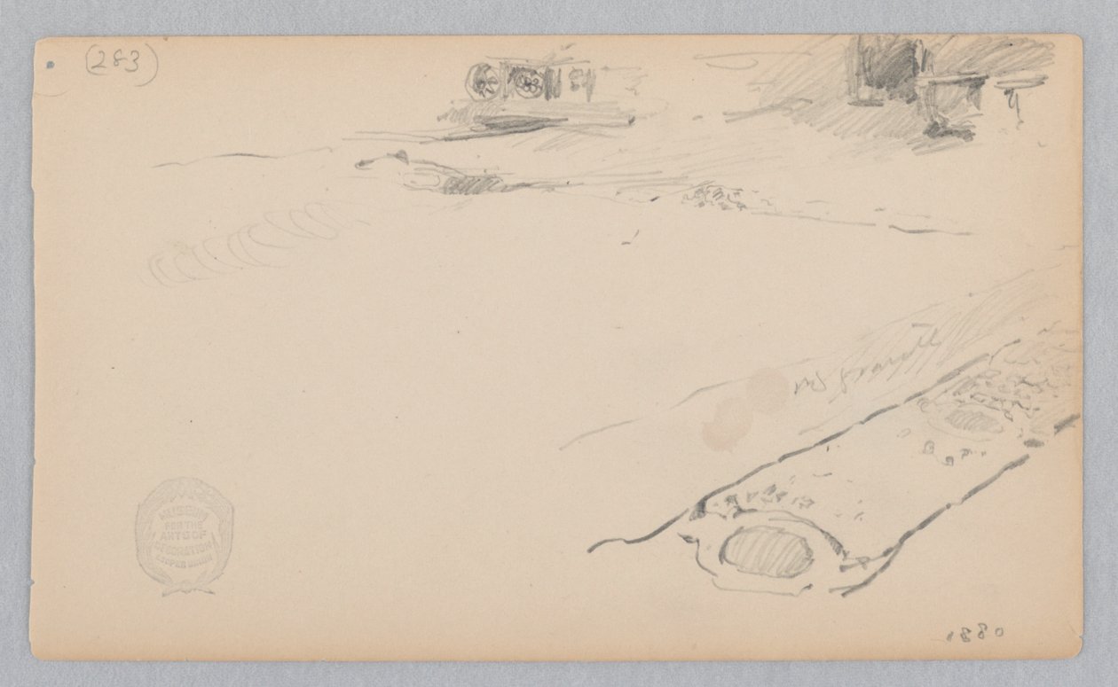 Gårdsplads af Robert Frederick Blum