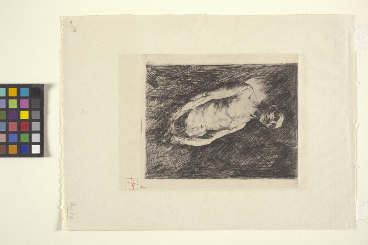 Figur af en mand (blæk) af Robert Frederick Blum