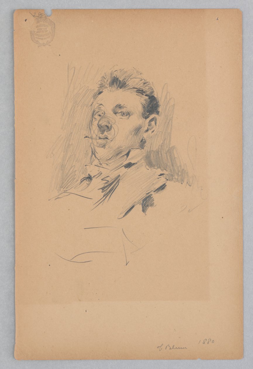 Selvportræt af Robert Frederick Blum