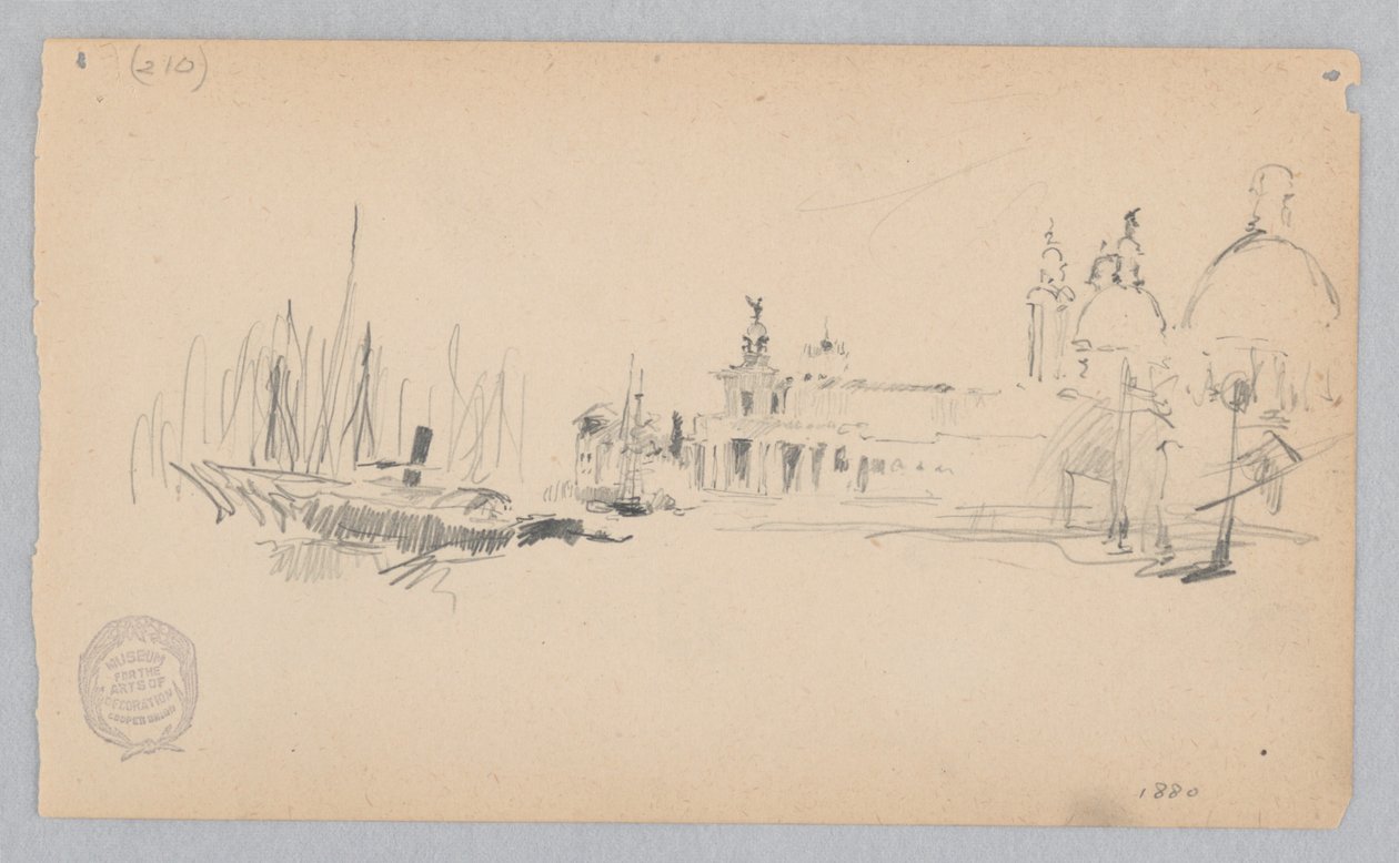 Udsigt over Venedig, Italien af Robert Frederick Blum