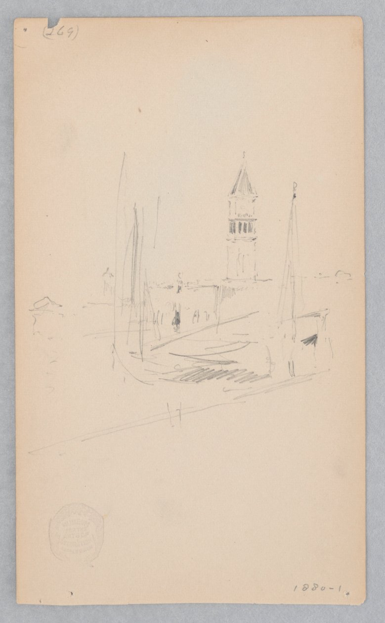 Udsigt over Venedig, Italien af Robert Frederick Blum