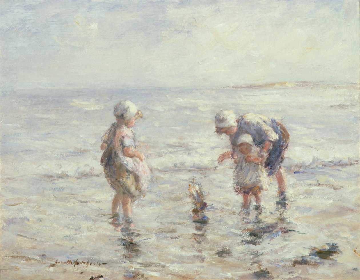 Sejlads på båden af Robert Gemmell Hutchison