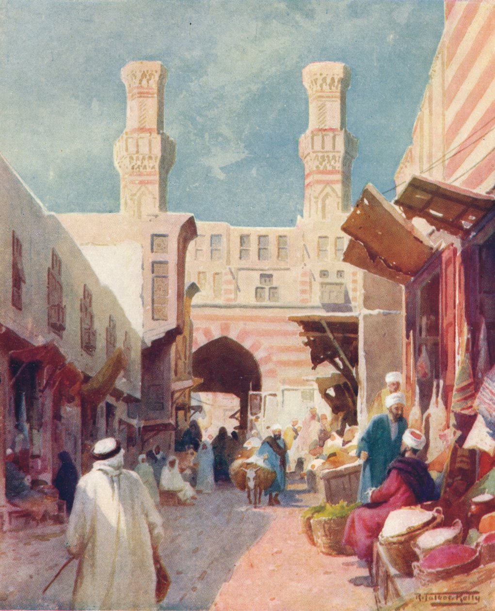 The Bab-Zuweyla, c1880, 1904 af Robert George Talbot Kelly