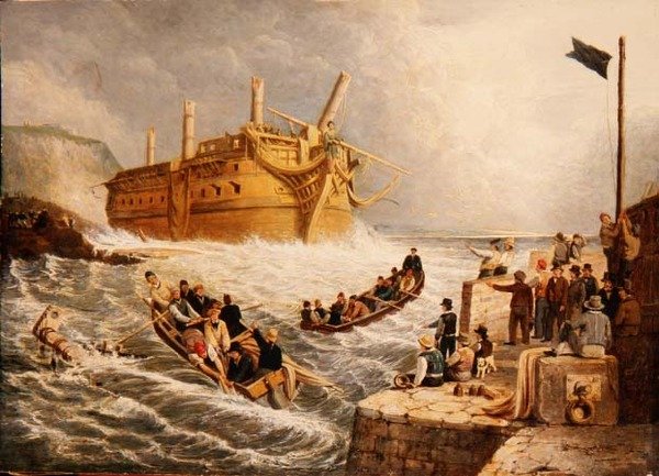 Forlis under Whitby af Robert Gibb
