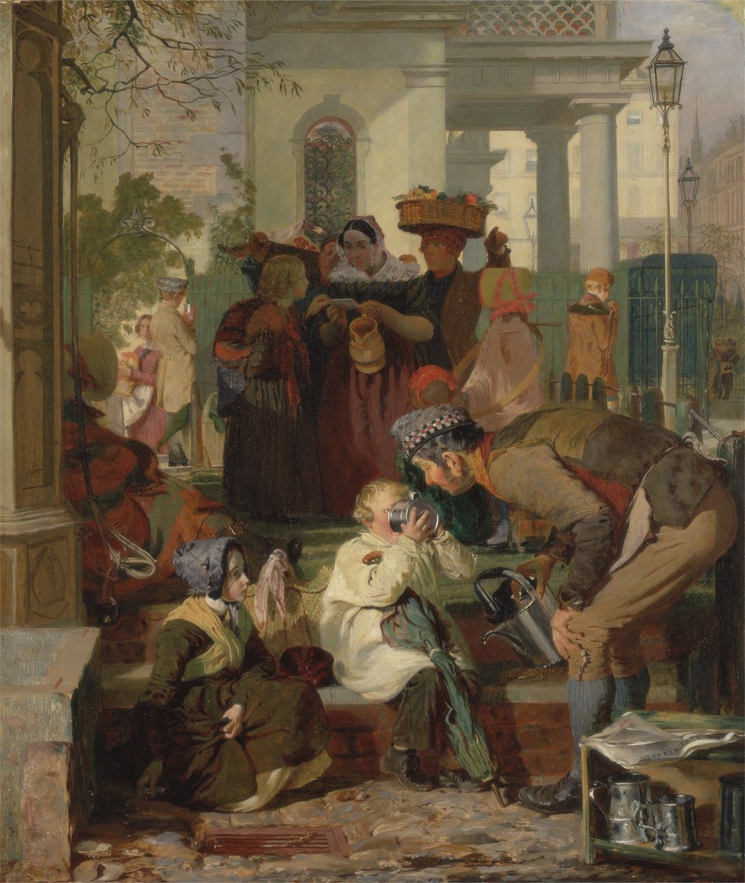 Refreshing the Weary, ca. 1847 af Robert Hannah