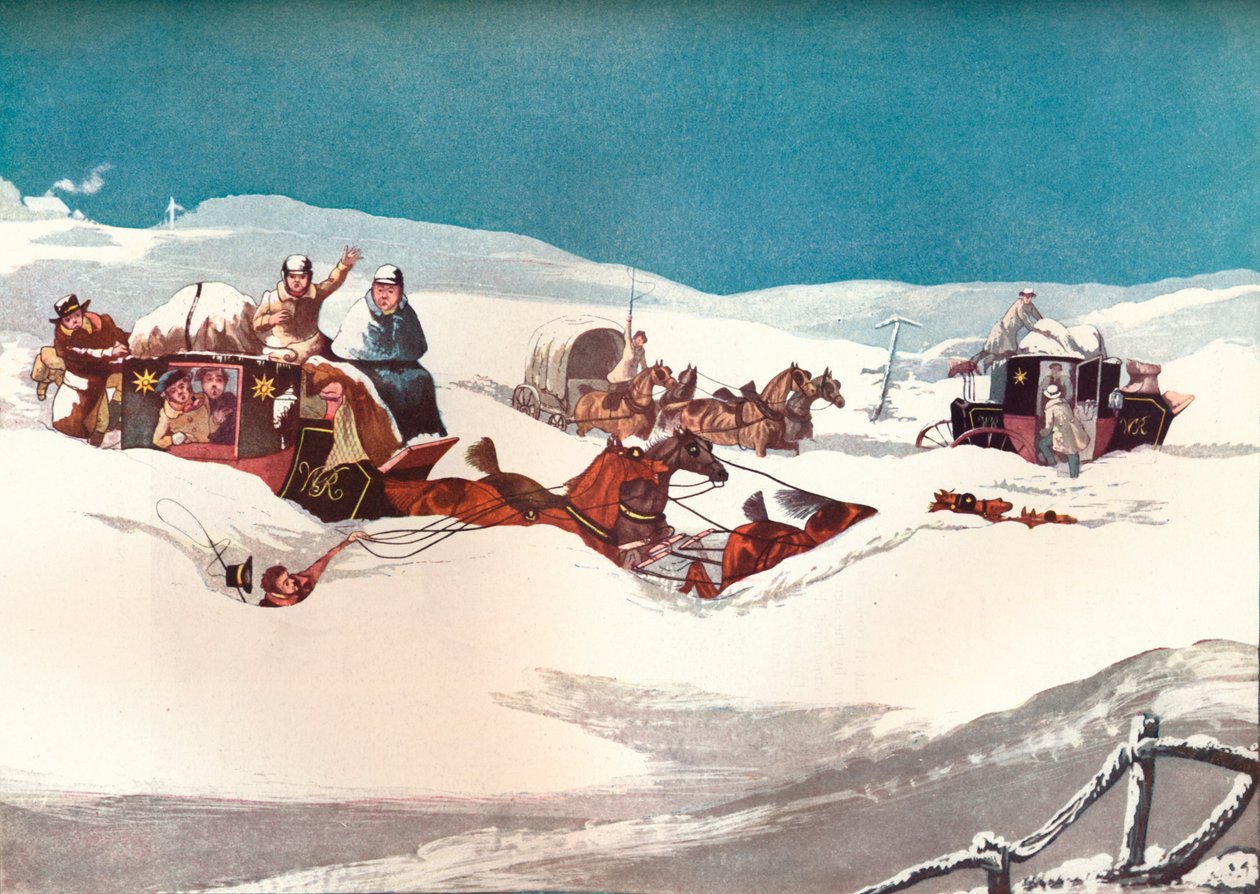 The Holyhead and Chester Mails, 1905 af Robert Havell