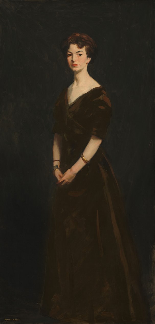 Edith Reynolds, 1908. af Robert Henri