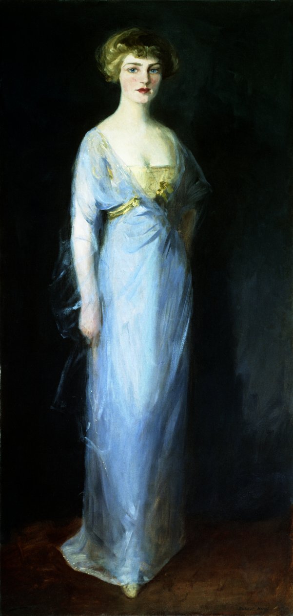 Portræt af Dorothy Wagstaff, 1911. af Robert Henri