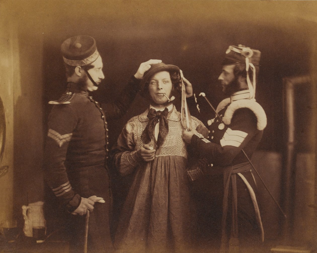 The Recruit, 1856 (sepiafoto) af Robert Howlett