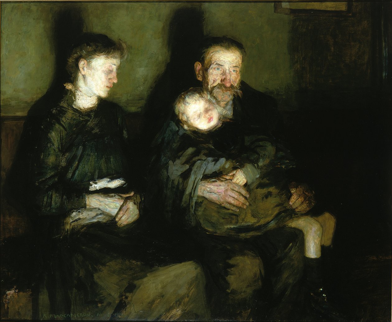 Venter på doktoren, 1910. af Robert MacCameron