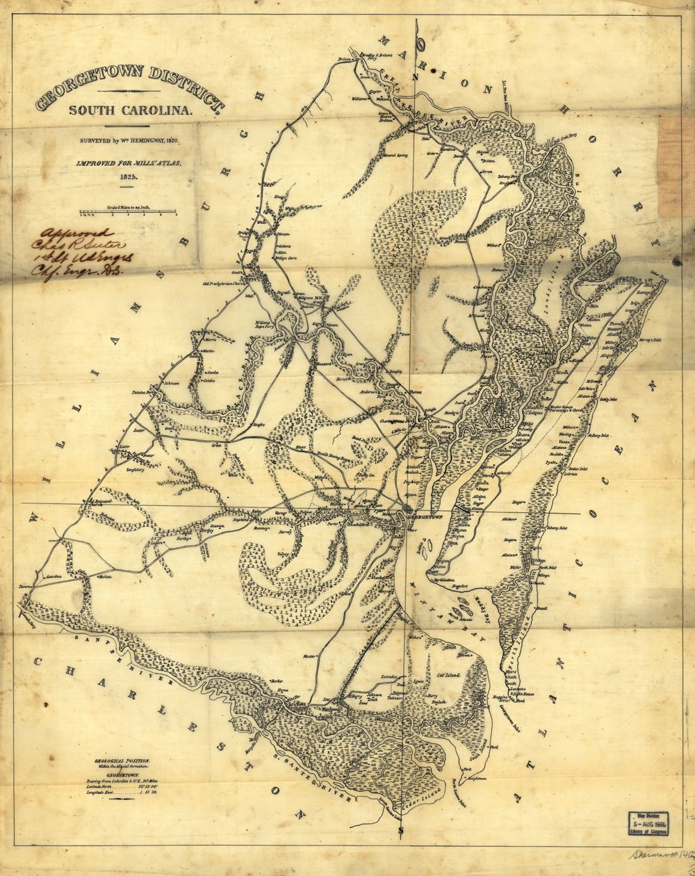 Georgetown-distriktet, South Carolina LOC 2007627459 af Robert Mills