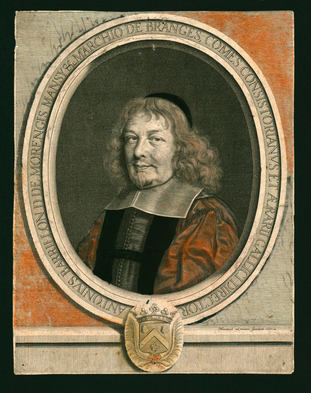 Antoine Barrillon de Morangis, c1661. af Robert Nanteuil
