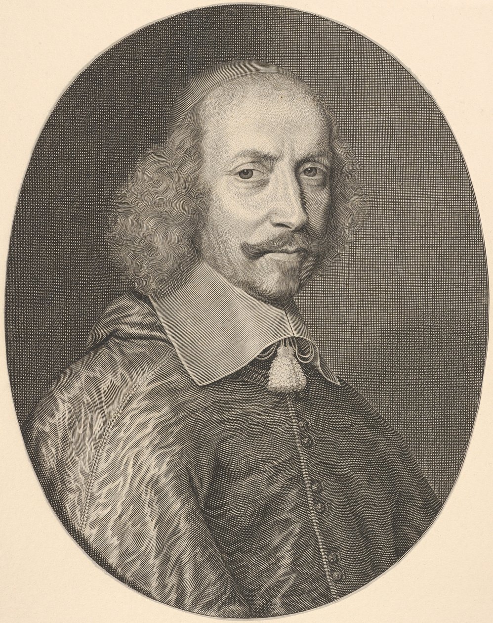 Kardinal Jules Mazarin, 1655. af Robert Nanteuil