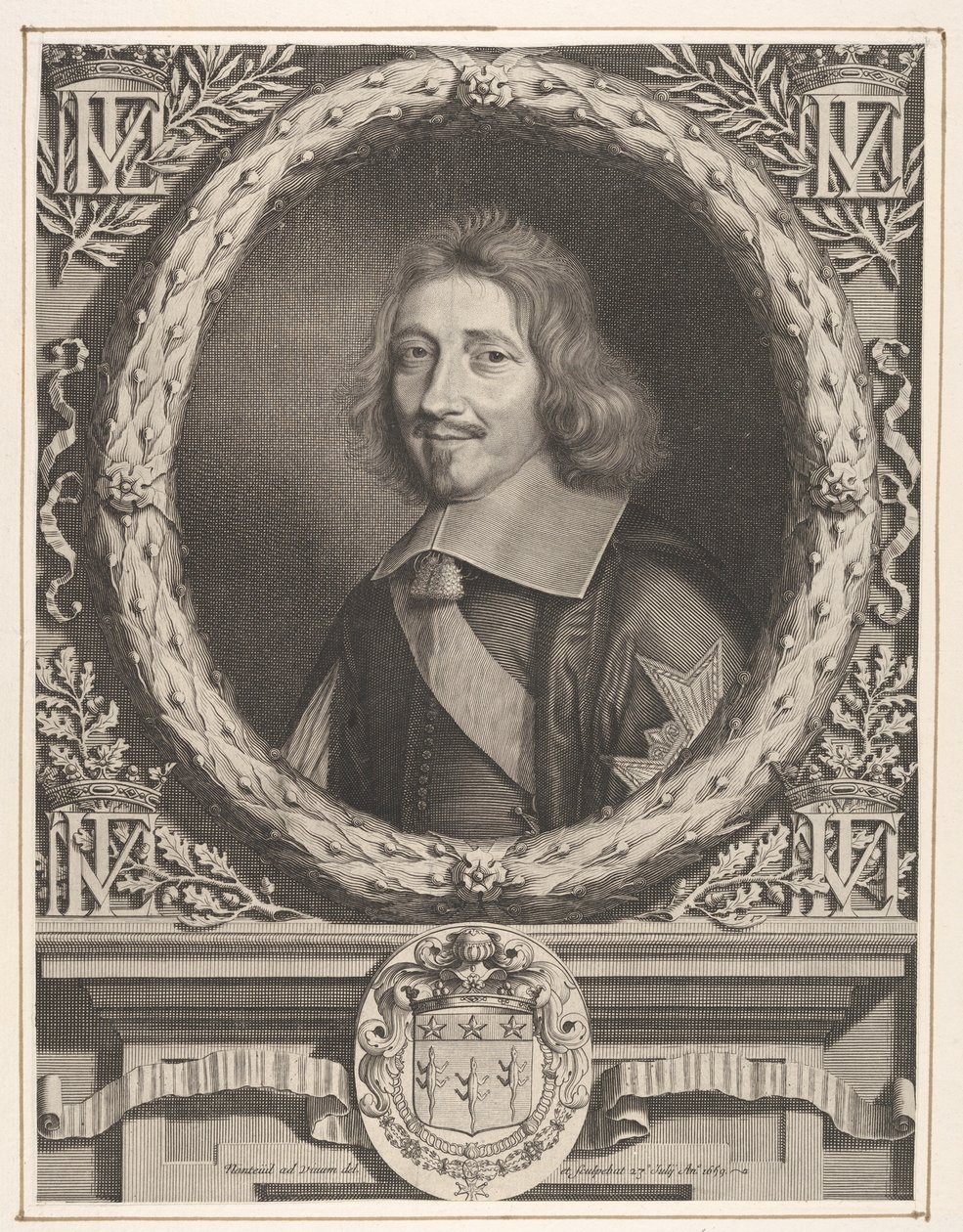 Kansler Michel IV Le Tellier, 1659. af Robert Nanteuil