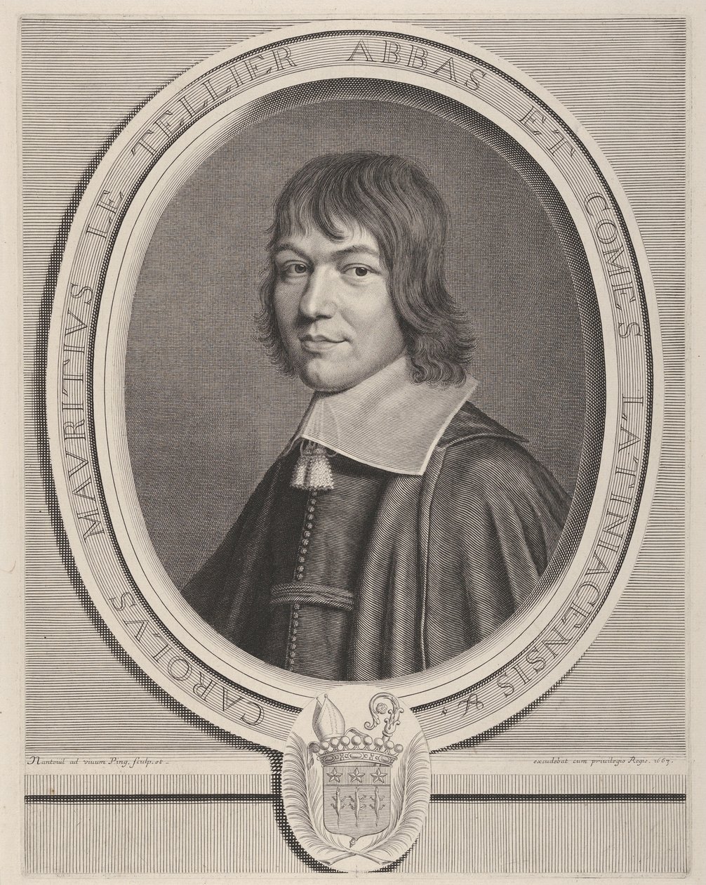 Charles-Maurice Le Tellier, 1663. af Robert Nanteuil