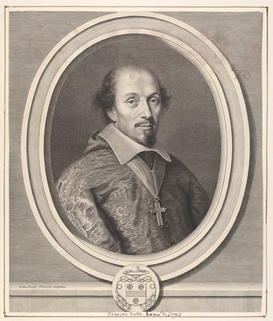 Francois Mallier du Houssay, ca. 1656. af Robert Nanteuil