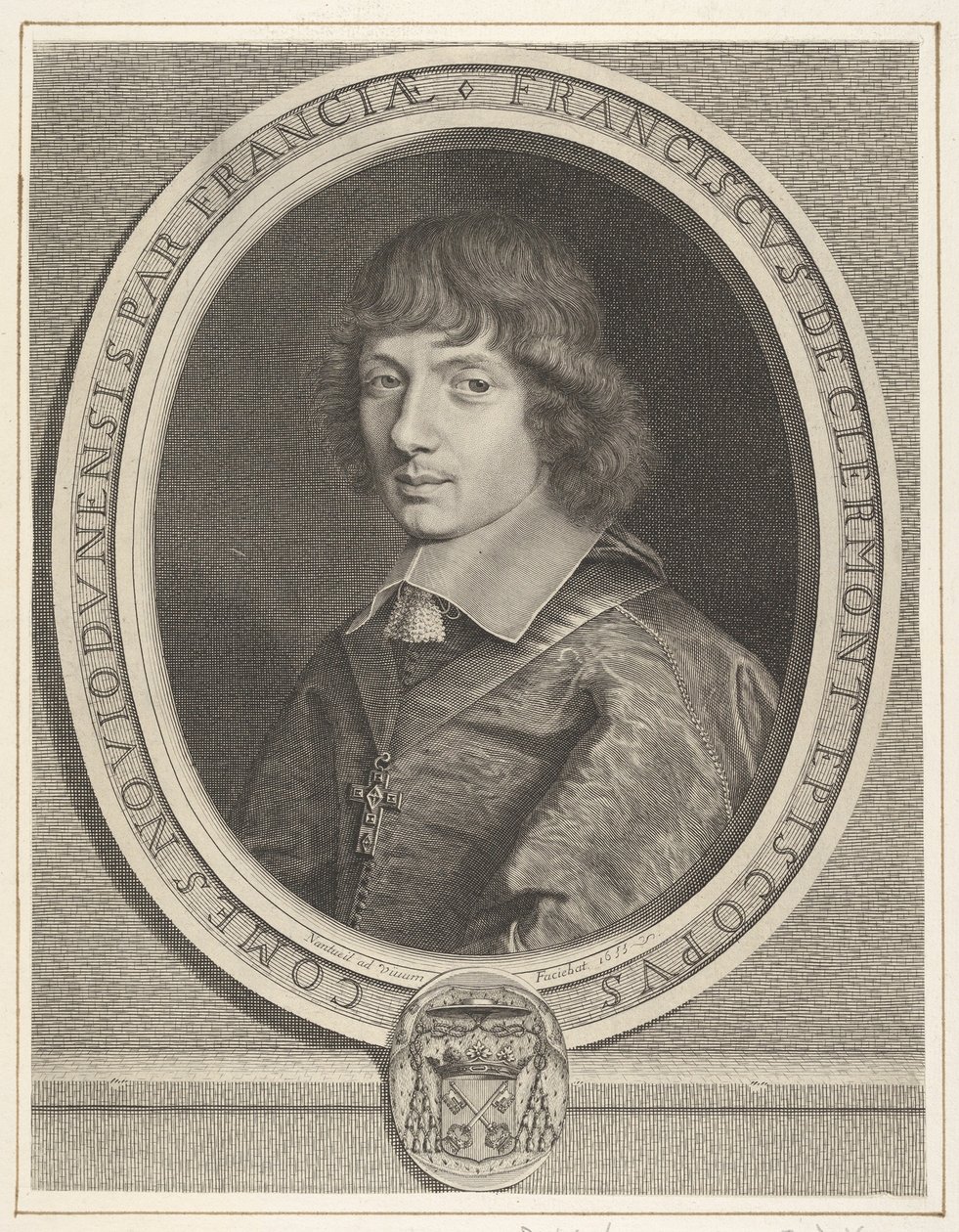François de Clermont-Tonnerre, ca. 1655. dani af Robert Nanteuil