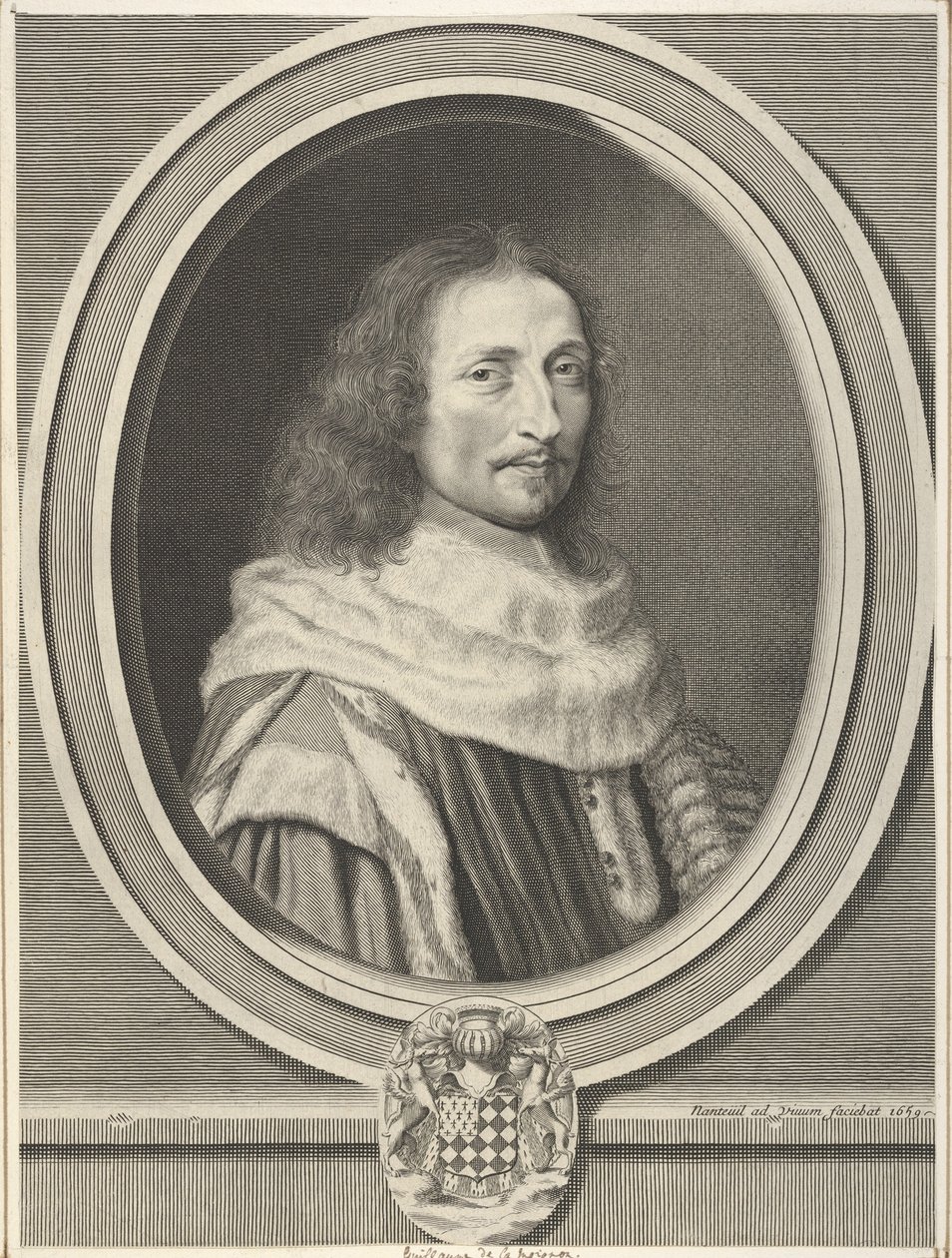Guillaume de Lamoignon, 1659. af Robert Nanteuil