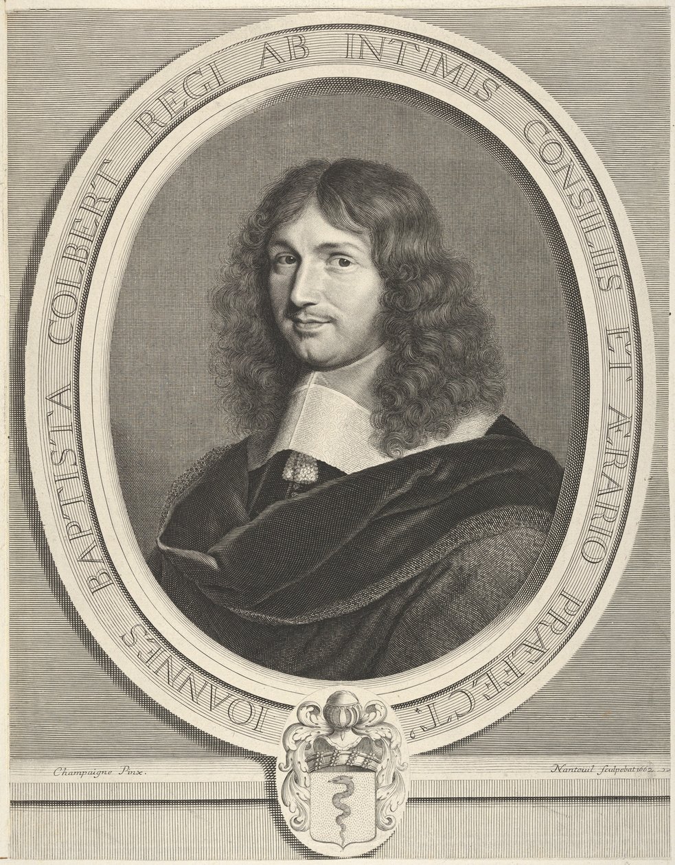 Jean-Baptiste Colbert, 1662. af Robert Nanteuil