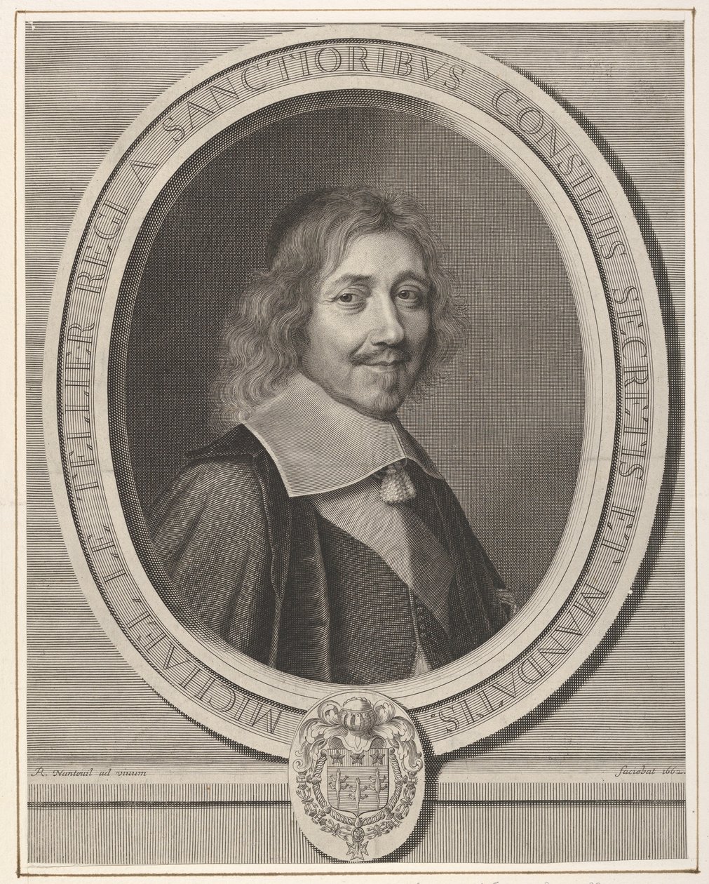 Kansler Michel IV Le Tellier, 1662. af Robert Nanteuil