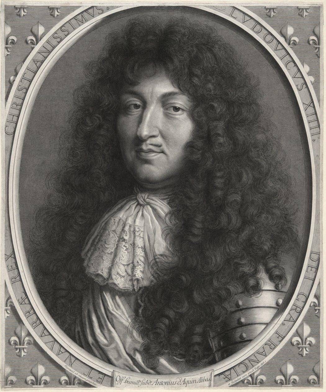 Ludvig XIV, konge af Frankrig (1638-1678) af Robert Nanteuil
