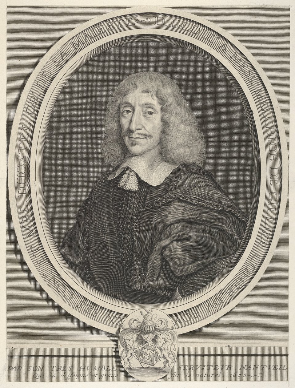 Melchior de Gillier, 1652. af Robert Nanteuil