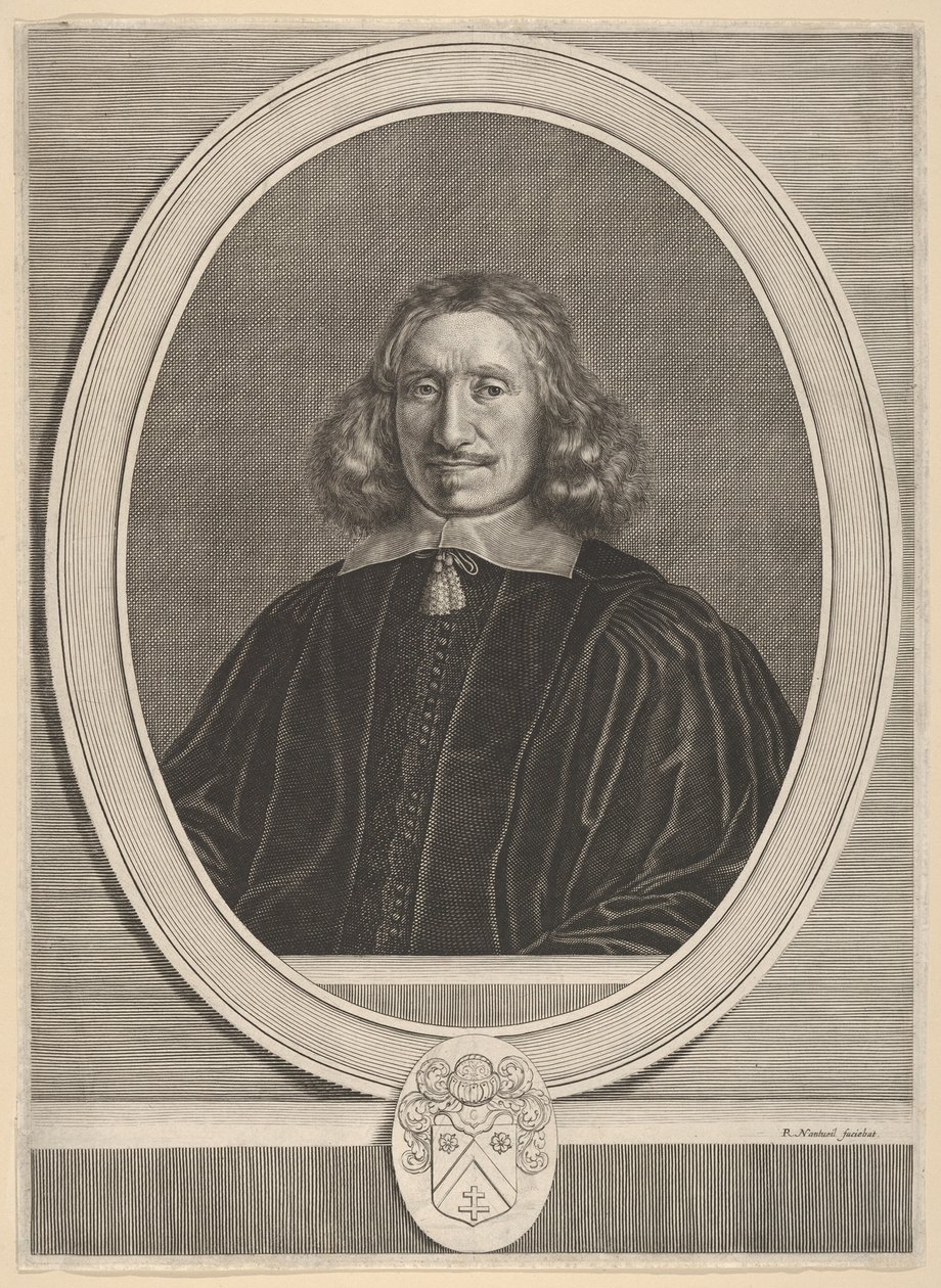 Michel Larcher, ca. 1648-49. af Robert Nanteuil