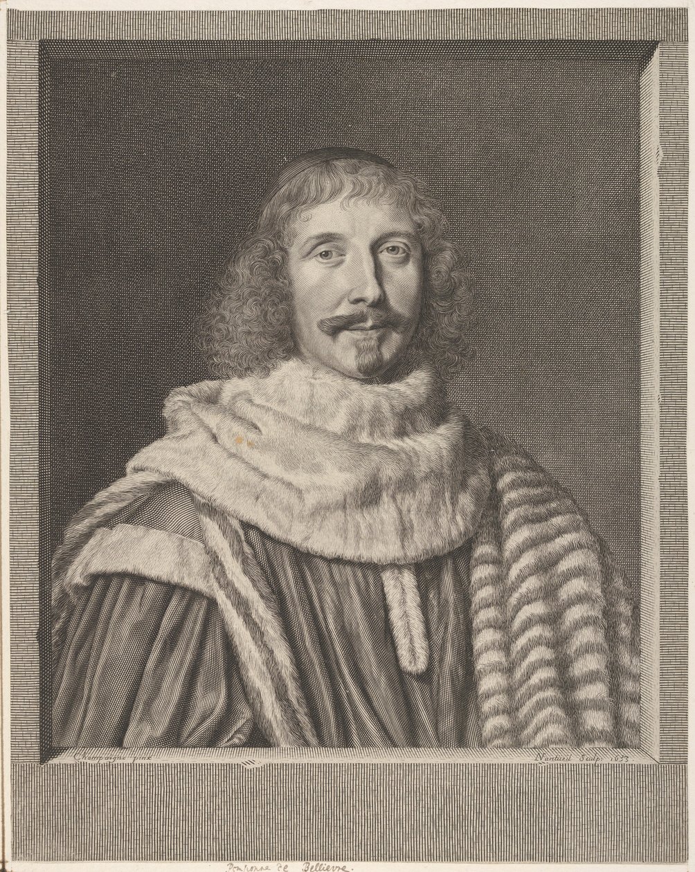 Pompone II af Bellièvre, 1653. af Robert Nanteuil