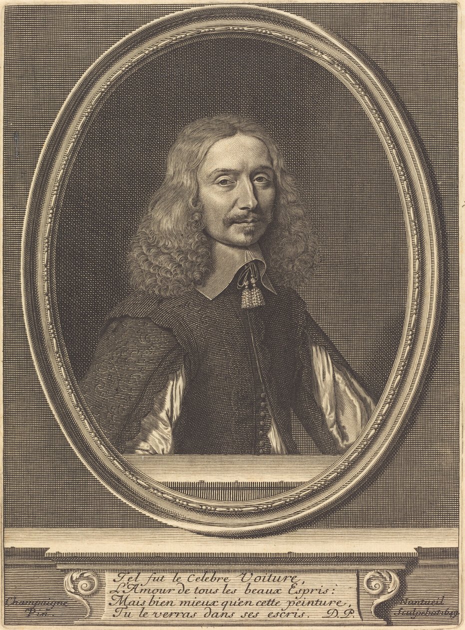 Vincent bil af Robert Nanteuil after Philippe de Champaigne