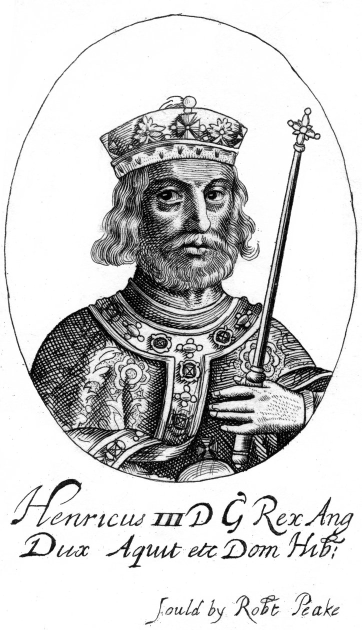 Henrik III af England. af Robert Peake