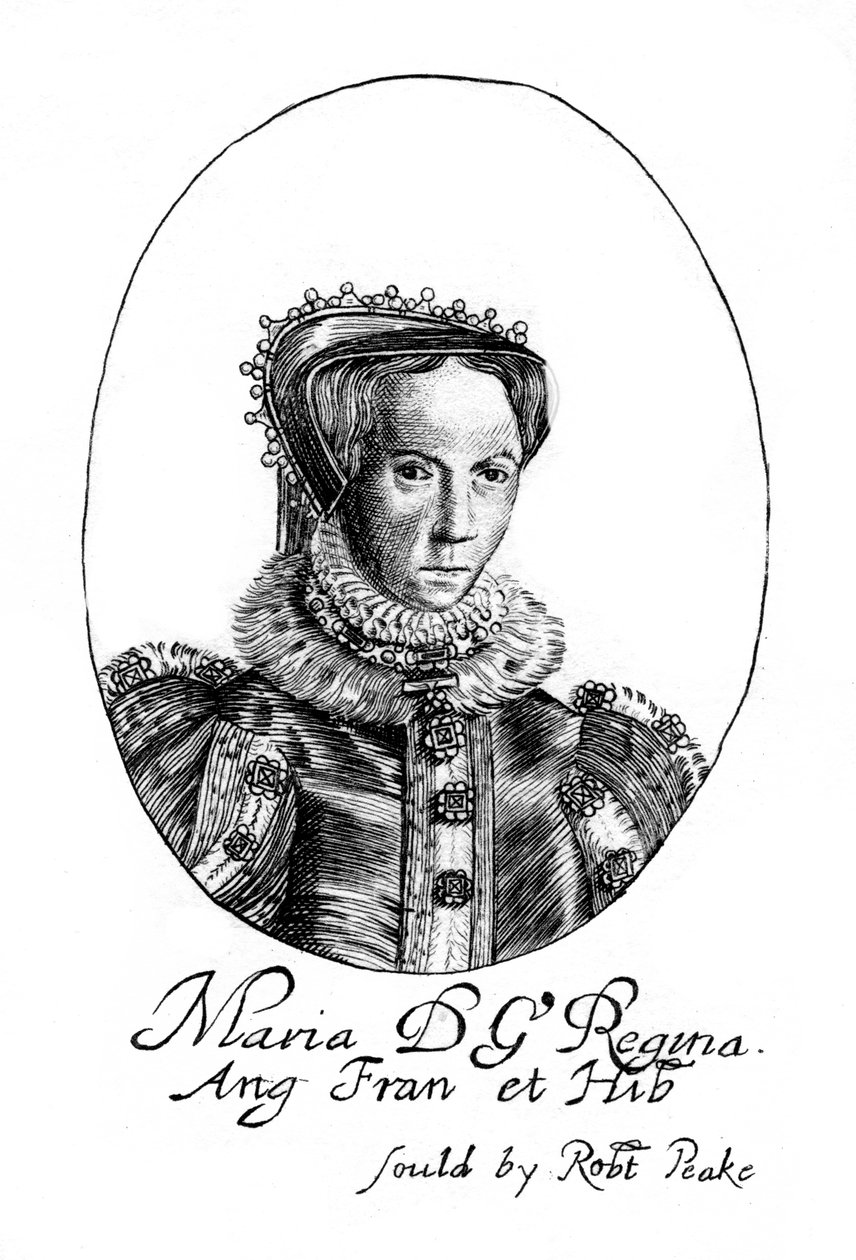 Dronning Mary I af England af Robert Peake