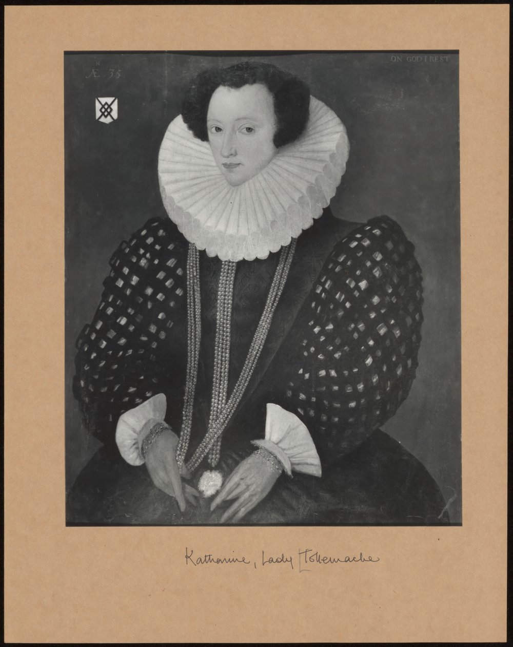 Katherine, Lady Tollemache af Robert Peake the elder