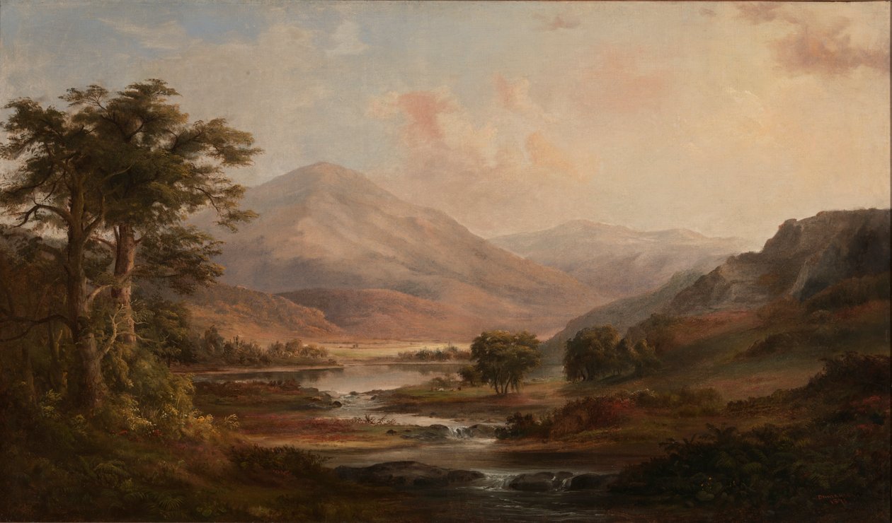 Skotsk landskab, 1871. af Robert Seldon Duncanson
