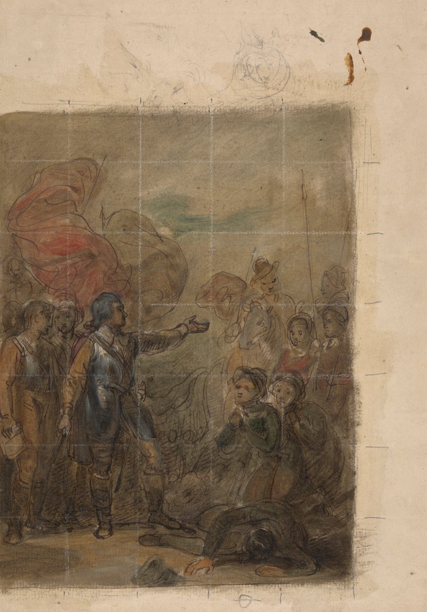 Scene fra Don Quixote af Robert Smirke