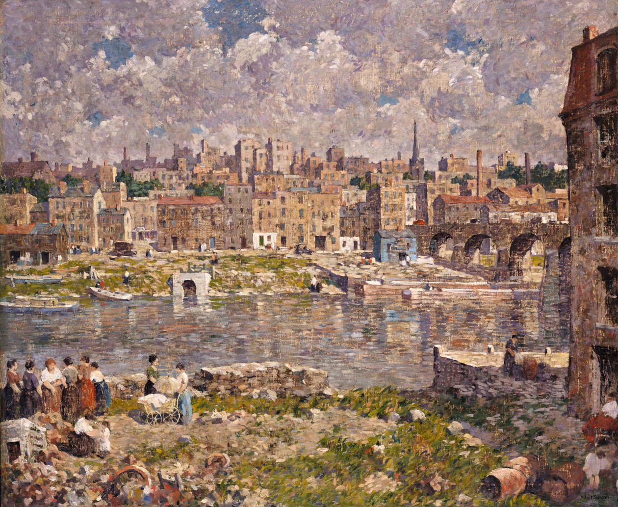 Den anden kyst, 1923. af Robert Spencer