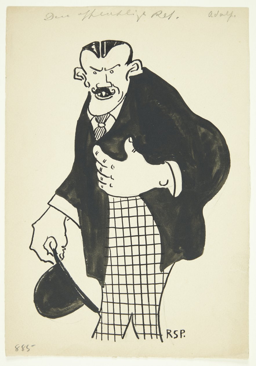 Jurist (?) af Robert Storm Petersen