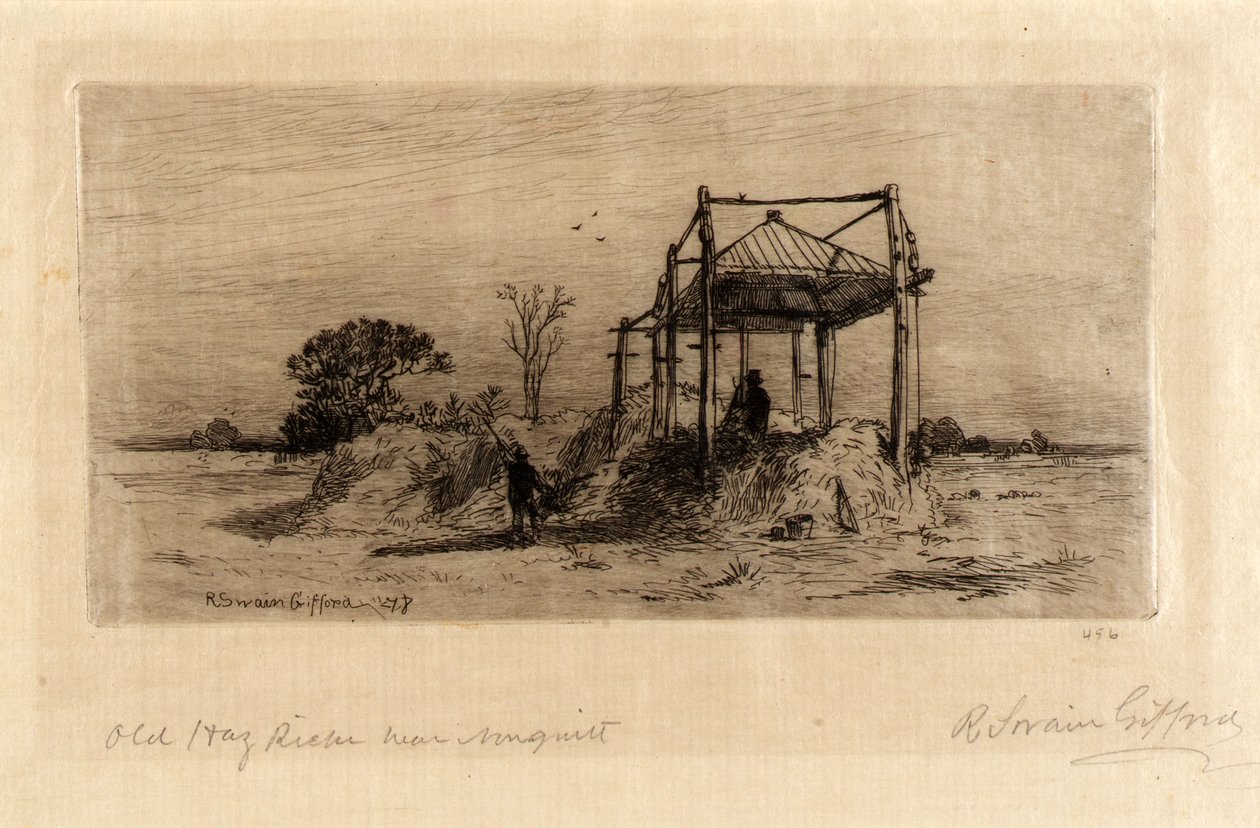 Gamle Hay Rick nær Nonquitt af Robert Swain Gifford