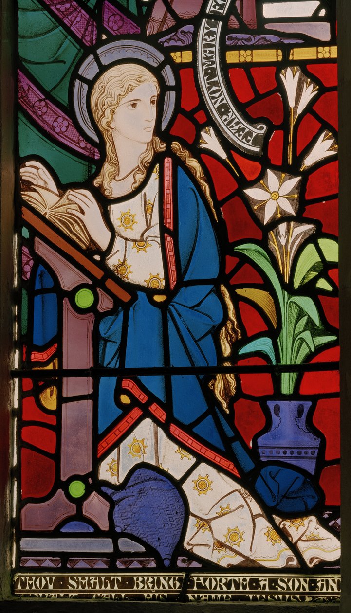 Bebudelsen, 1864 (farvet glas) af Robert Turnill Bayne