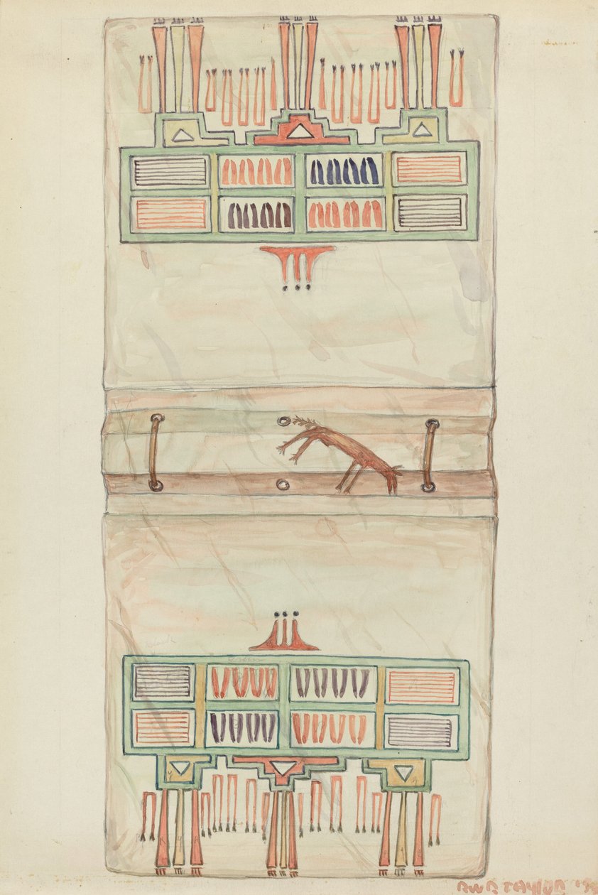 Pergament bogomslag af Robert W.R. Taylor