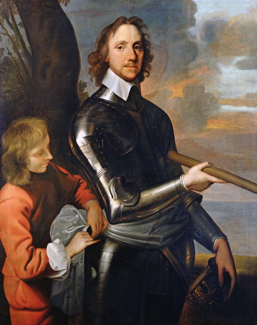 Portræt af Oliver Cromwell (1599-1658) 1649 af Robert Walker