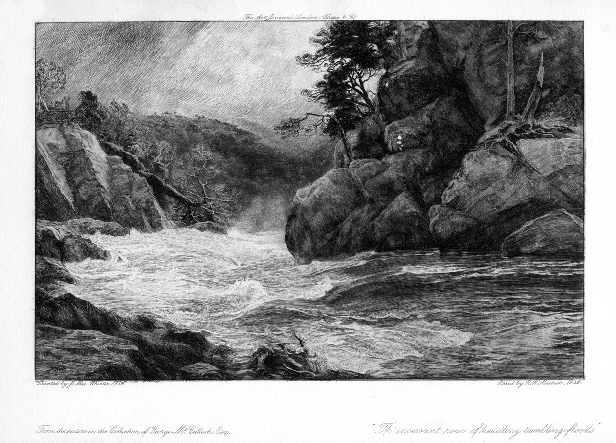 Glen Affaric, 1903. af Robert Walker Macbeth