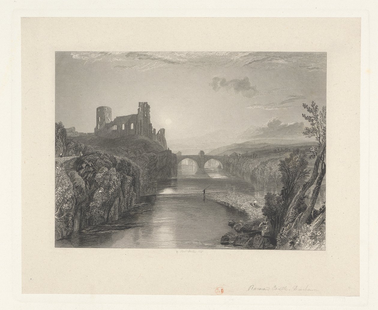 Barnard Castle, Durham af Robert Wallis