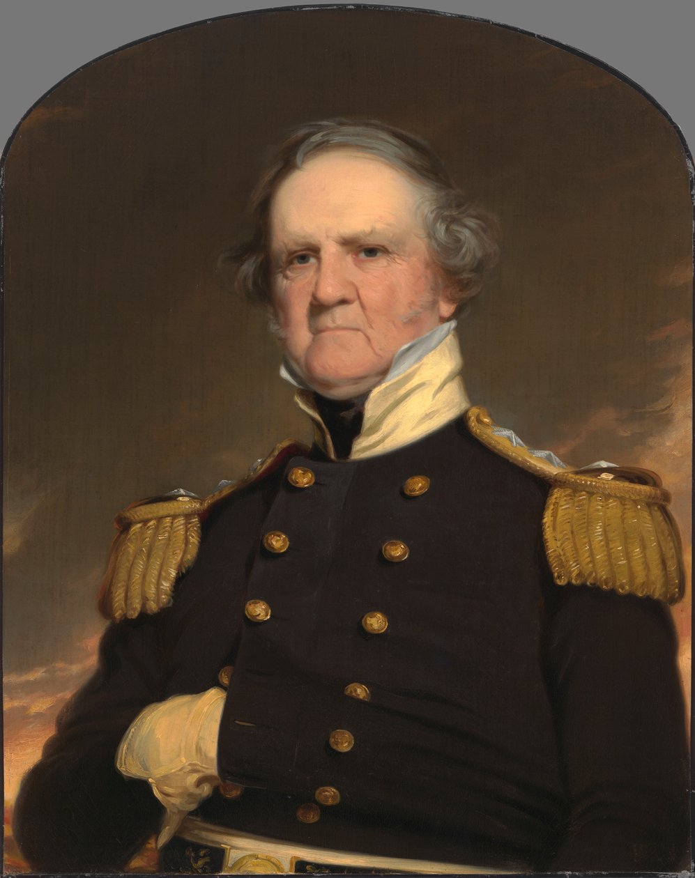 Winfield Scott, ca. 1855. af Robert Walter Weir