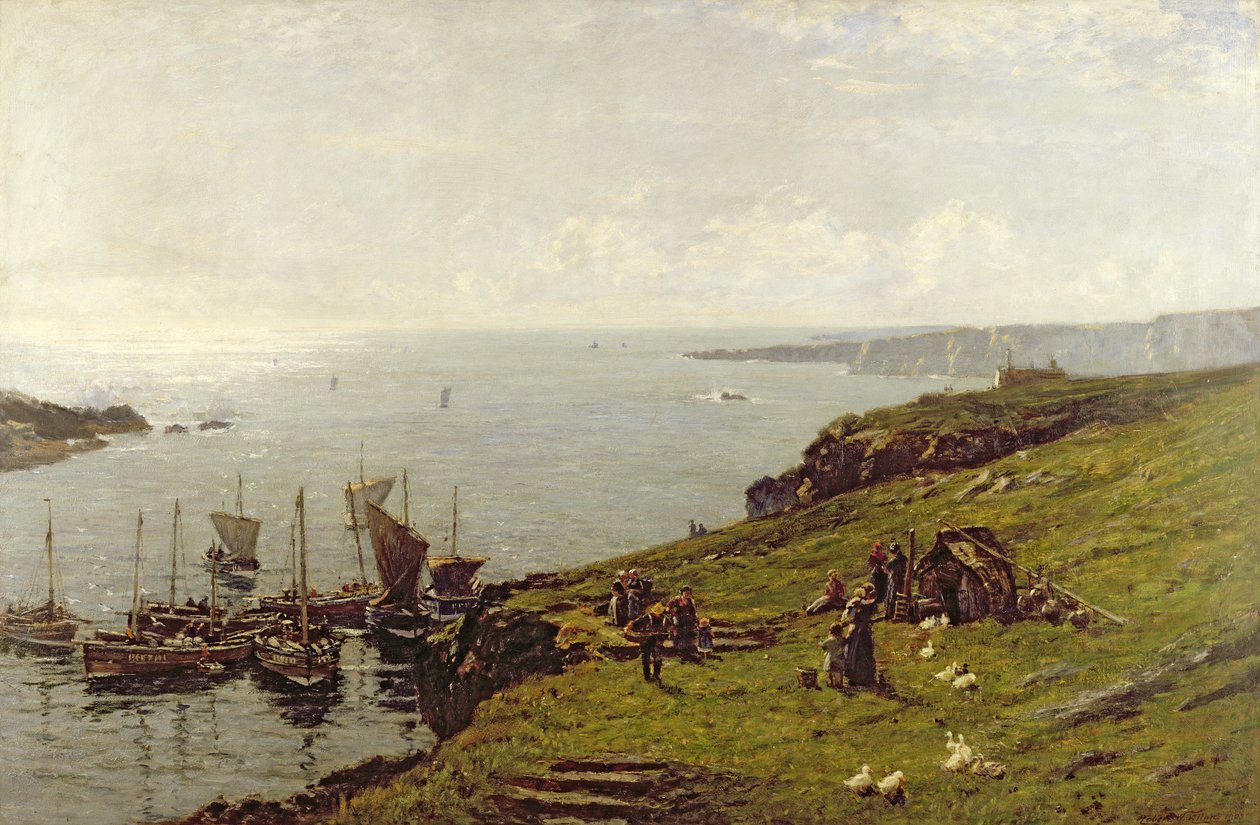 Over det solbeskinnede hav af Robert Weir Allan