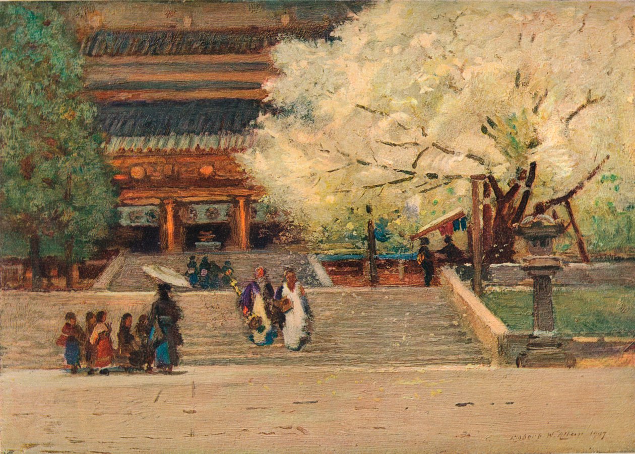 Templet i Nikko, Japan, c1908 af Robert Weir Allan