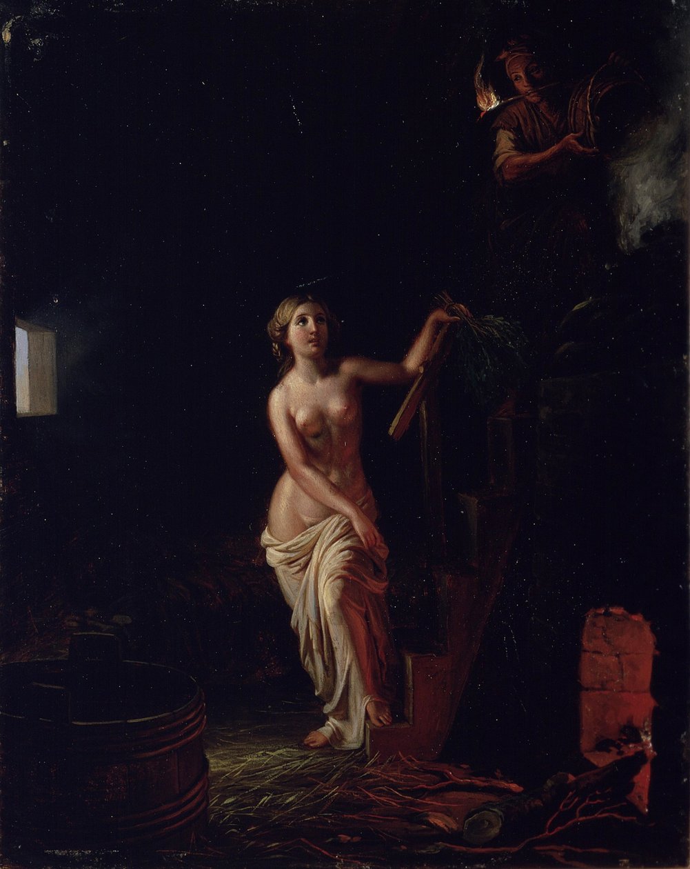 Brudebadstue, før 1866 af Robert Wilhelm Ekman
