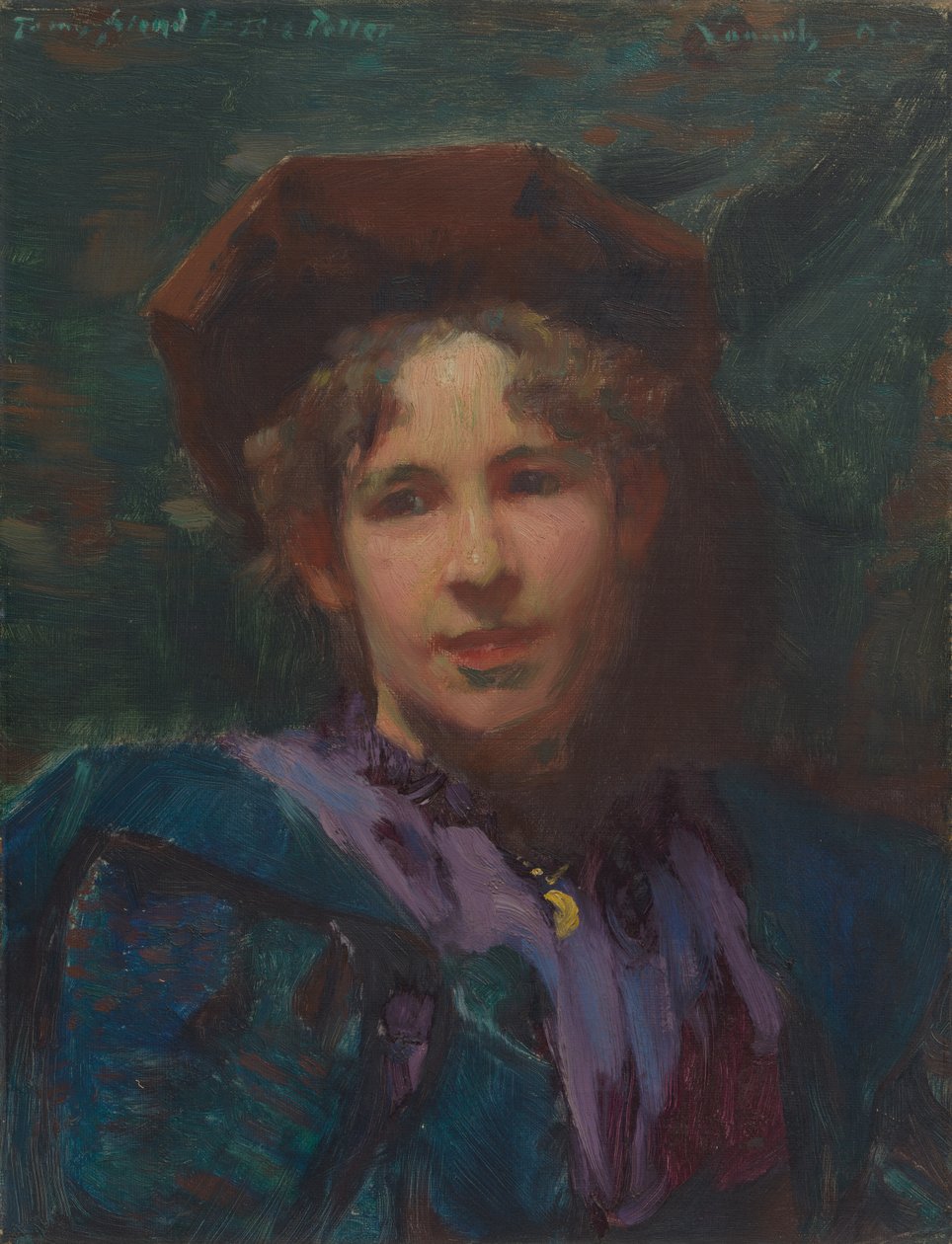Bessie Potter Vonnoh, 1895. af Robert William Vonnoh