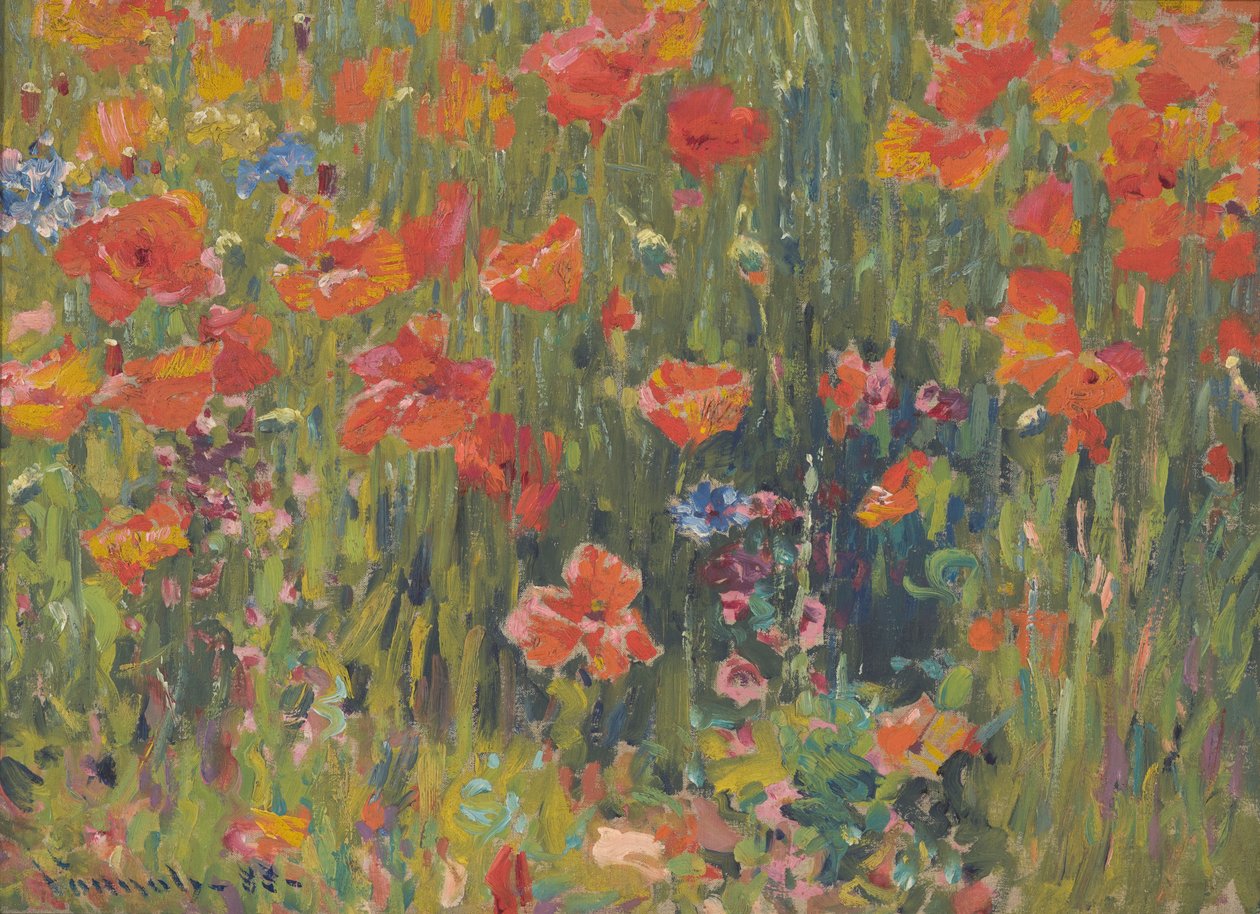 Valmuer af Robert William Vonnoh